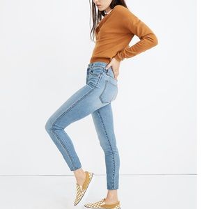 Madewell High rise skinny light wash